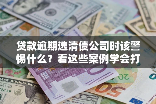 济南贷款逾期选清债公司时该警惕什么？看这些案例学会打翻身仗