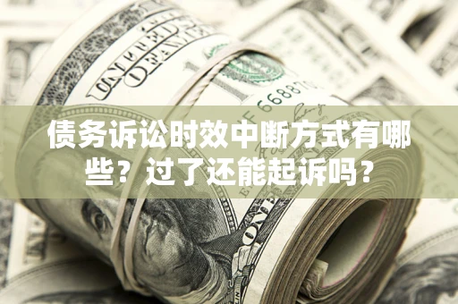 济南债务诉讼时效中断方式有哪些？过了还能起诉吗？